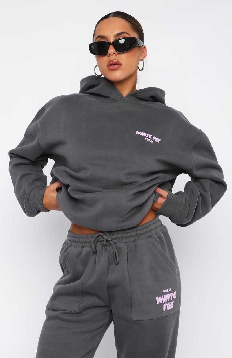 White Fox Offstage Hoodie Volcanic | TQFRBO-093