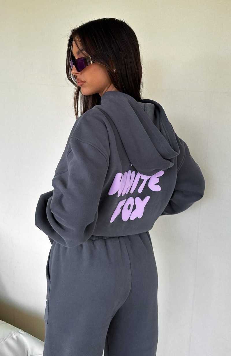 White Fox Offstage Hoodie Volcanic | TQFRBO-093
