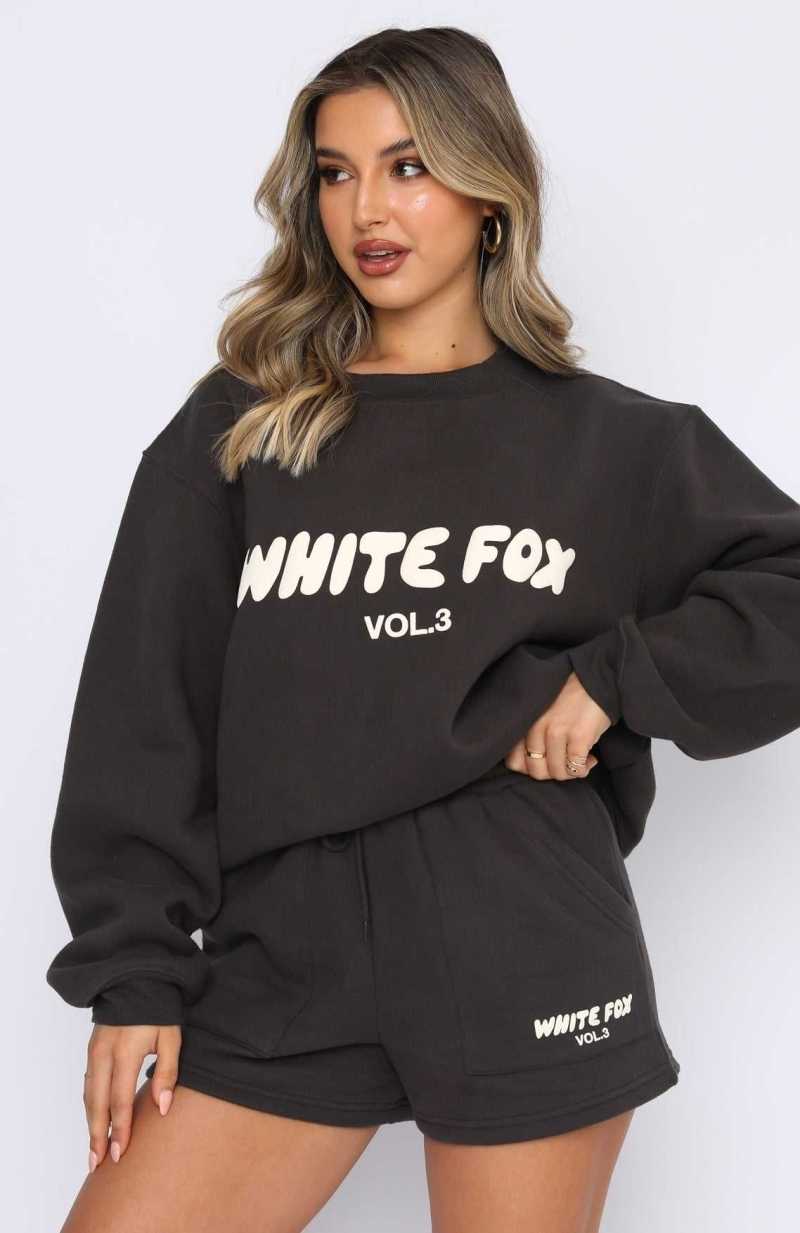White Fox Offstage Sweater Shadow | JPMZIB-519