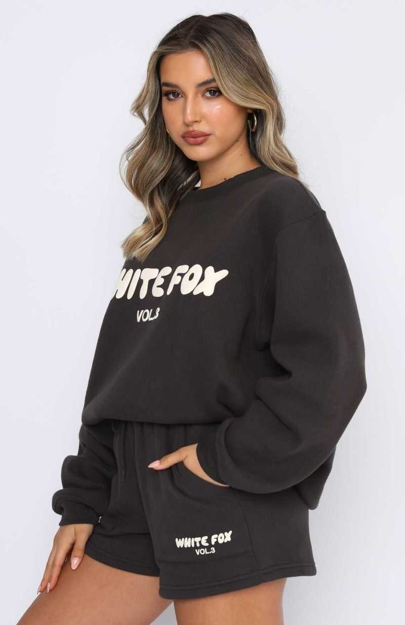 White Fox Offstage Sweater Shadow | JPMZIB-519