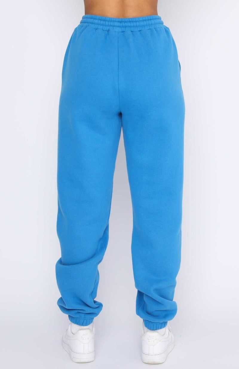 White Fox Offstage Sweatpants Azure | UBROLK-193