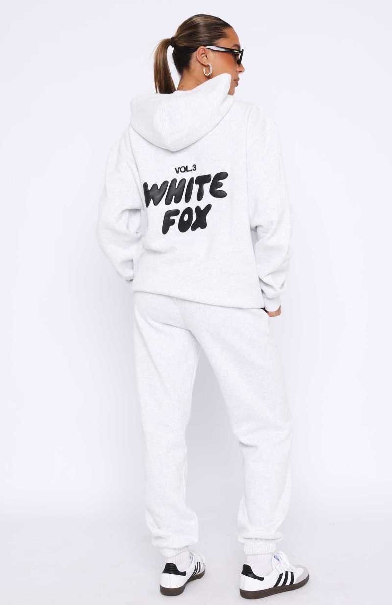 White Fox Offstage Sweatpants Frosted | FNTRYG-298