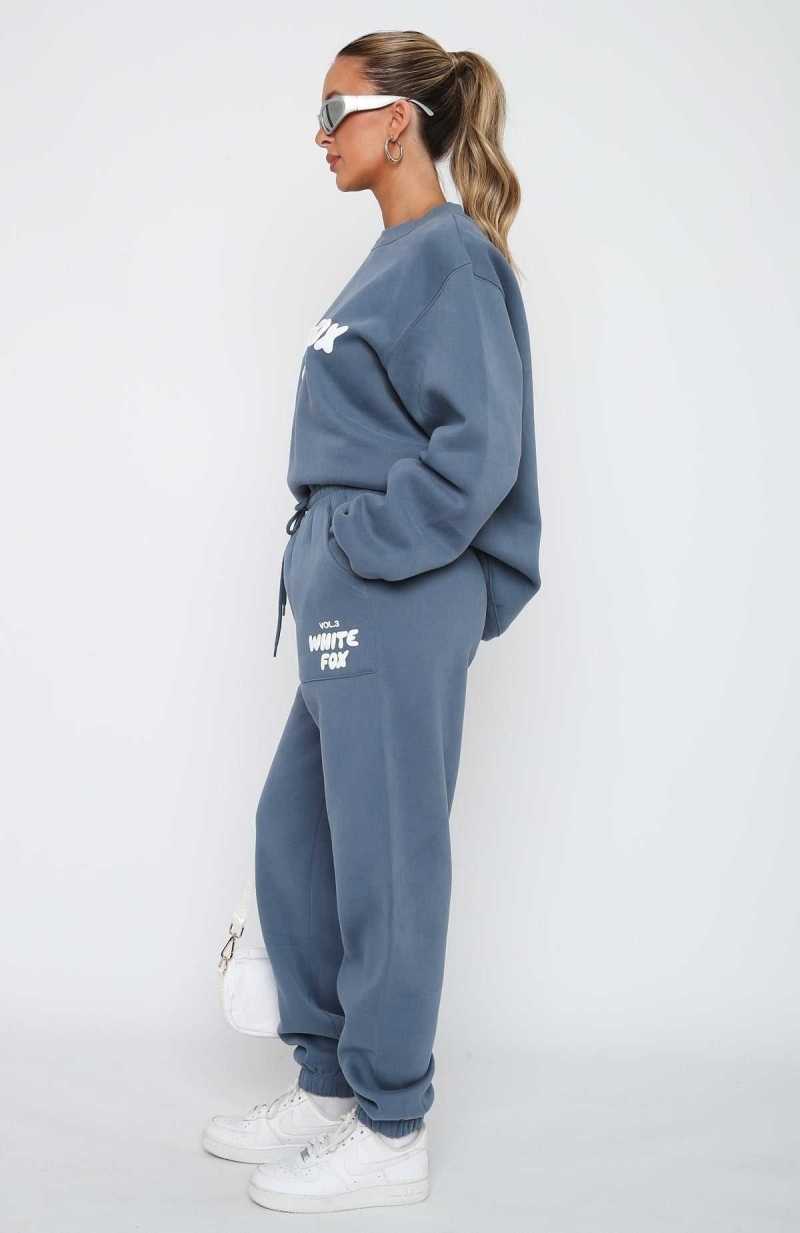 White Fox Offstage Sweatpants Ocean | NDWYJC-924