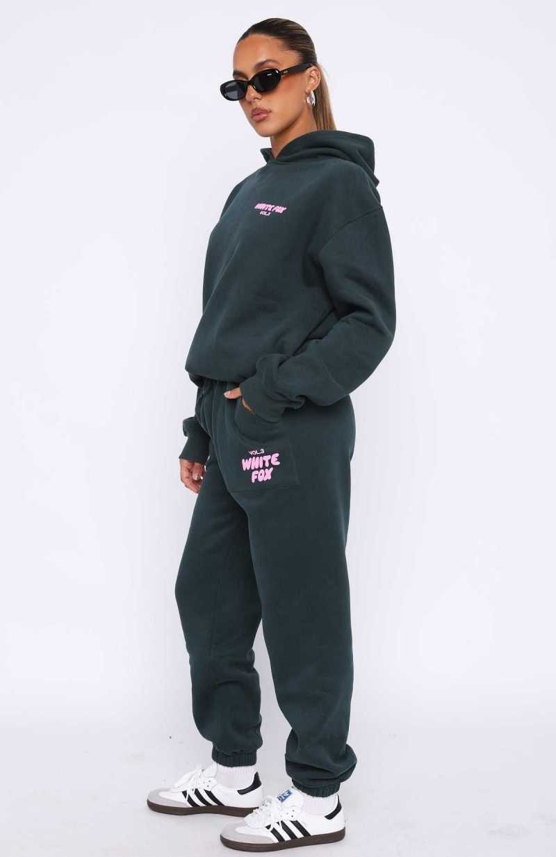 White Fox Offstage Sweatpants Pine | ZMNHXU-547