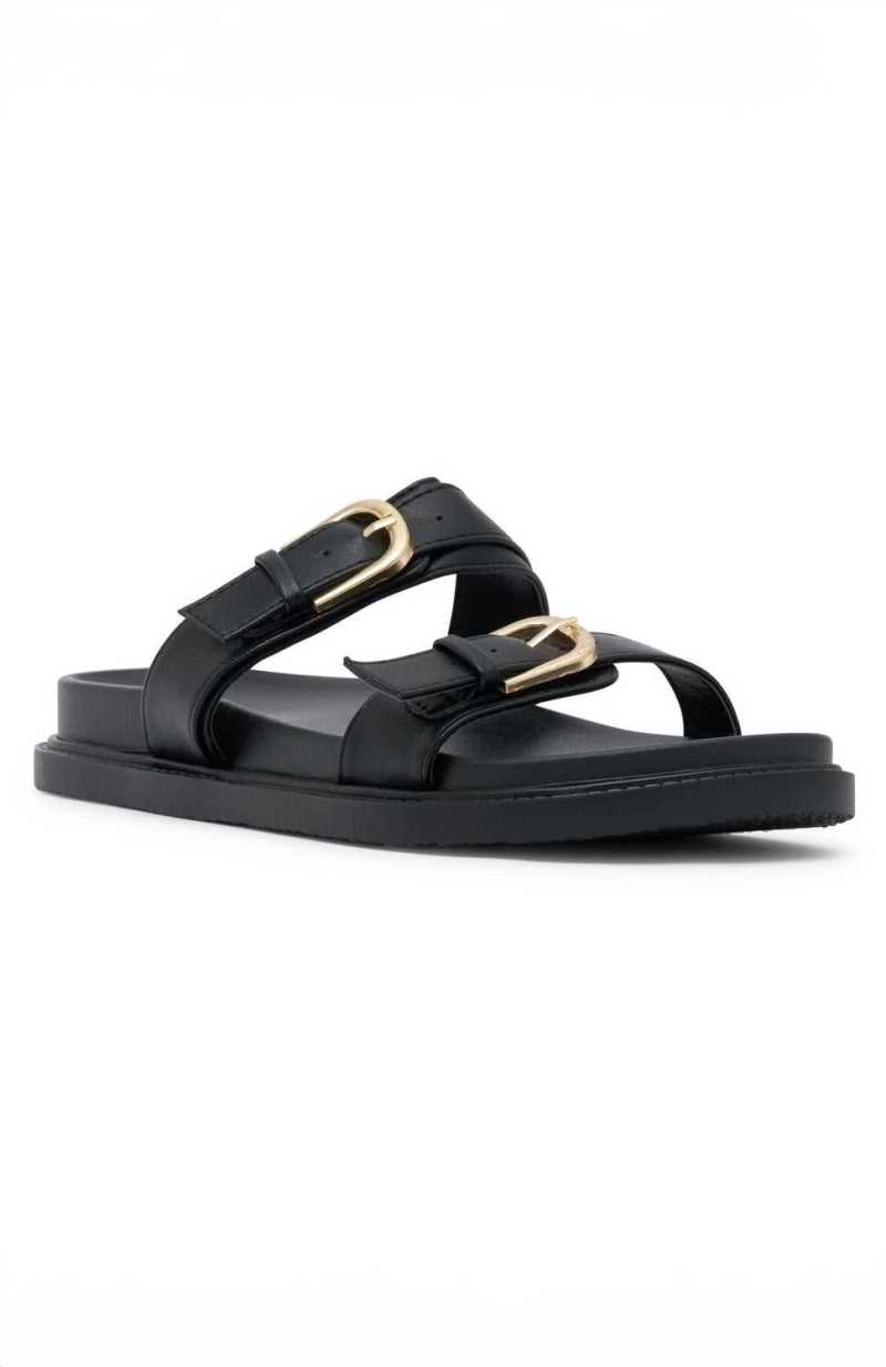 White Fox Plot Twist Slides Black | HBURDM-581
