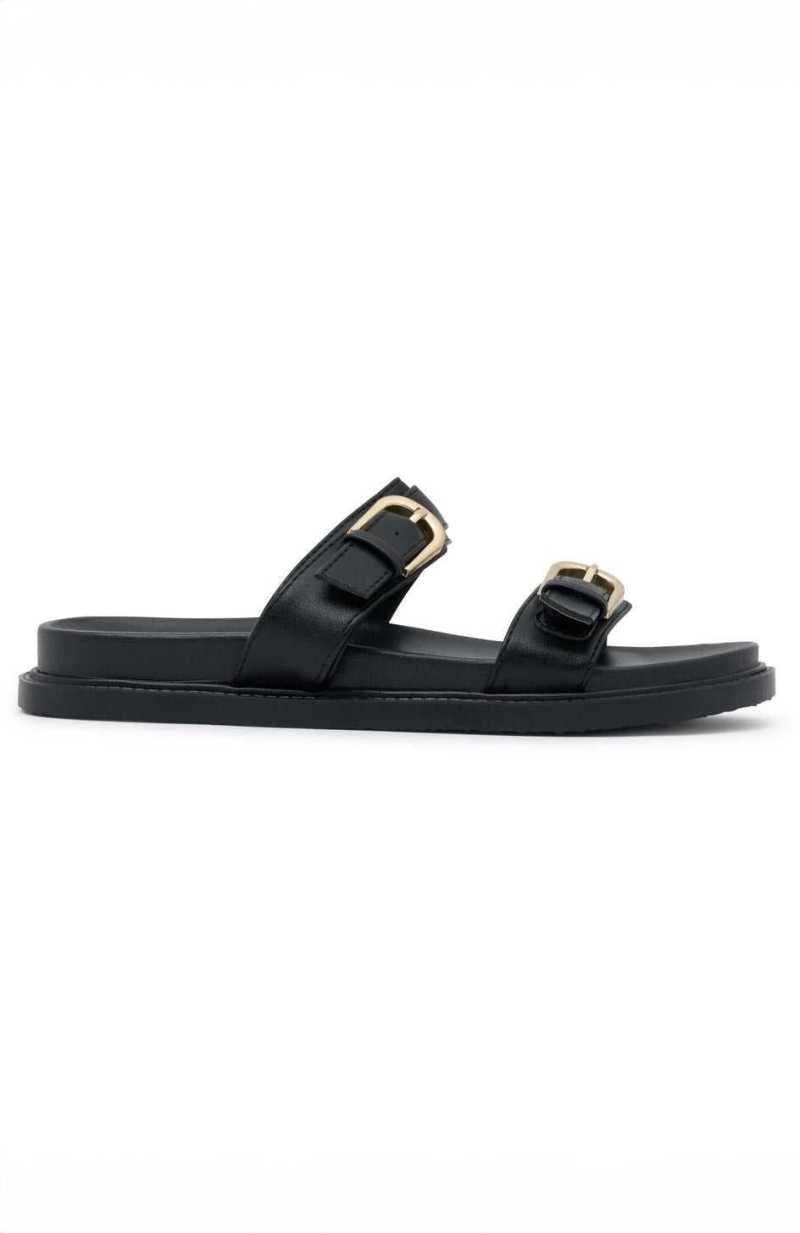 White Fox Plot Twist Slides Black | HBURDM-581