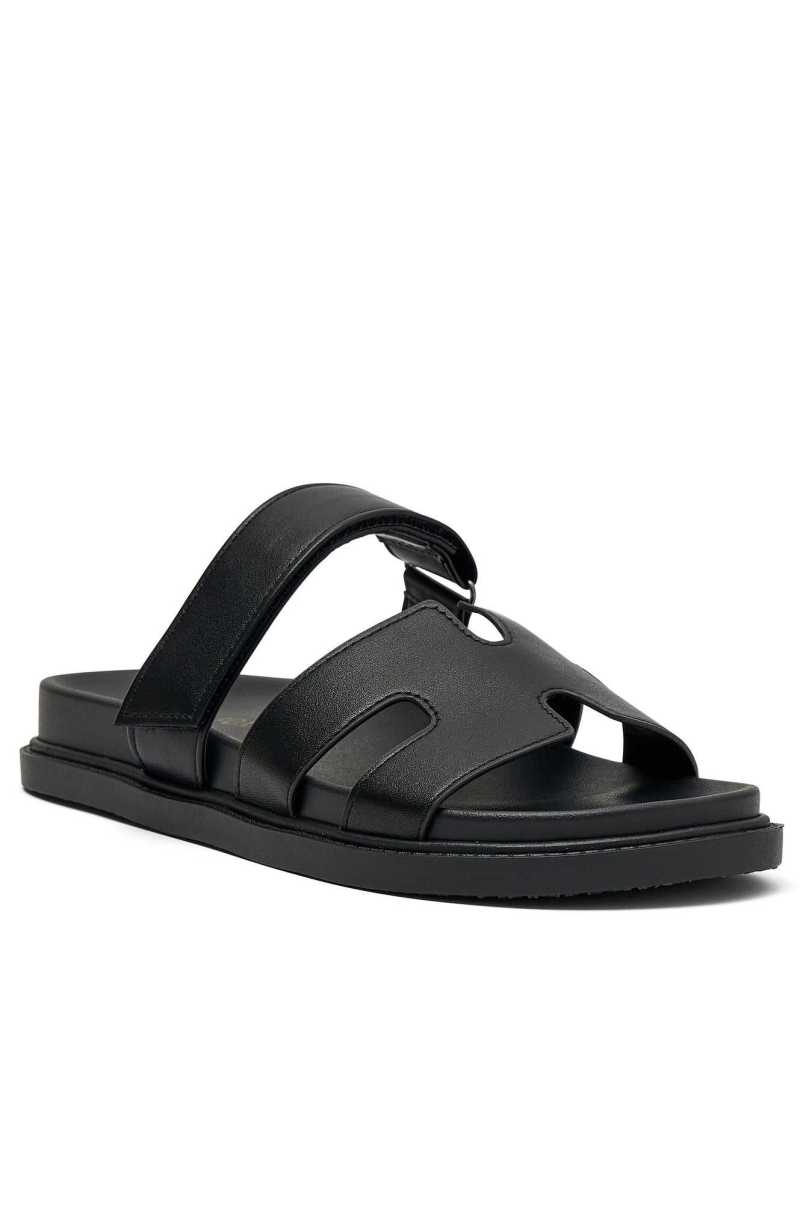 White Fox Riley Sandals Black | TIHLOQ-052
