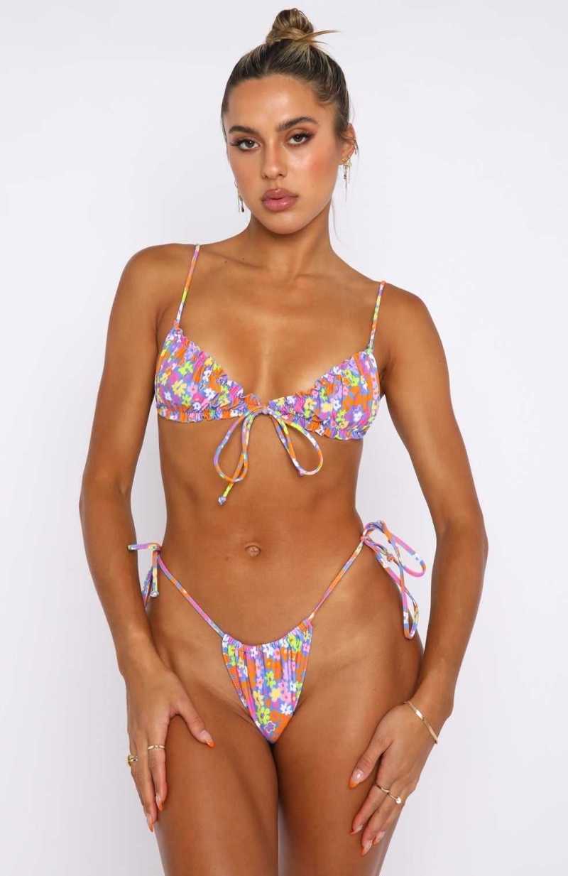 White Fox Rule Breaker Bottoms Indigo Fleur | GPZHRN-260