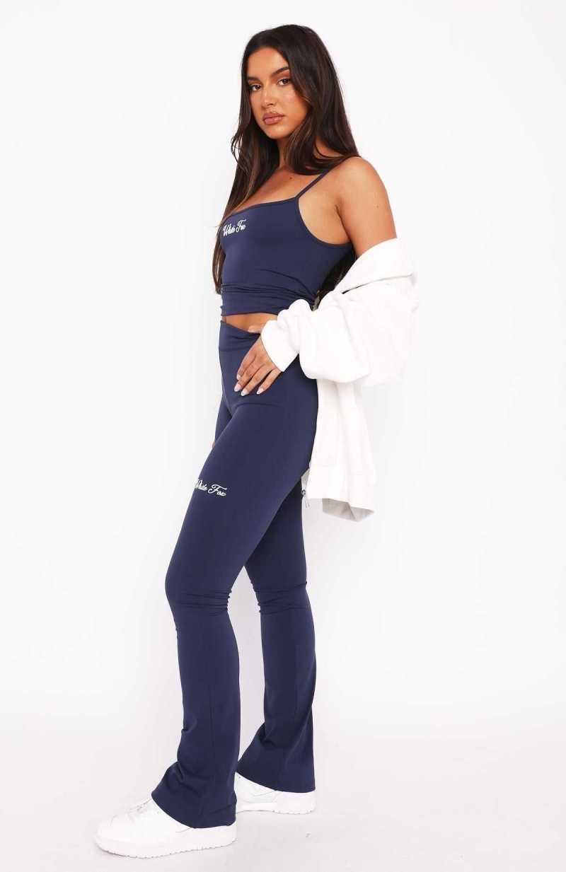 White Fox Season 7 Flare Pants Coastal | JRCXHU-916
