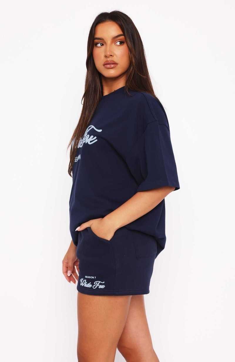 White Fox Season 7 Lounge Shorts Deep Sea | GBHORK-146