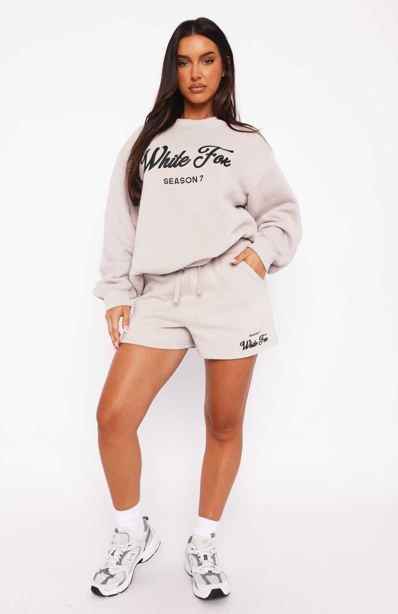White Fox Season 7 Lounge Shorts Overcast | CSTPDM-403