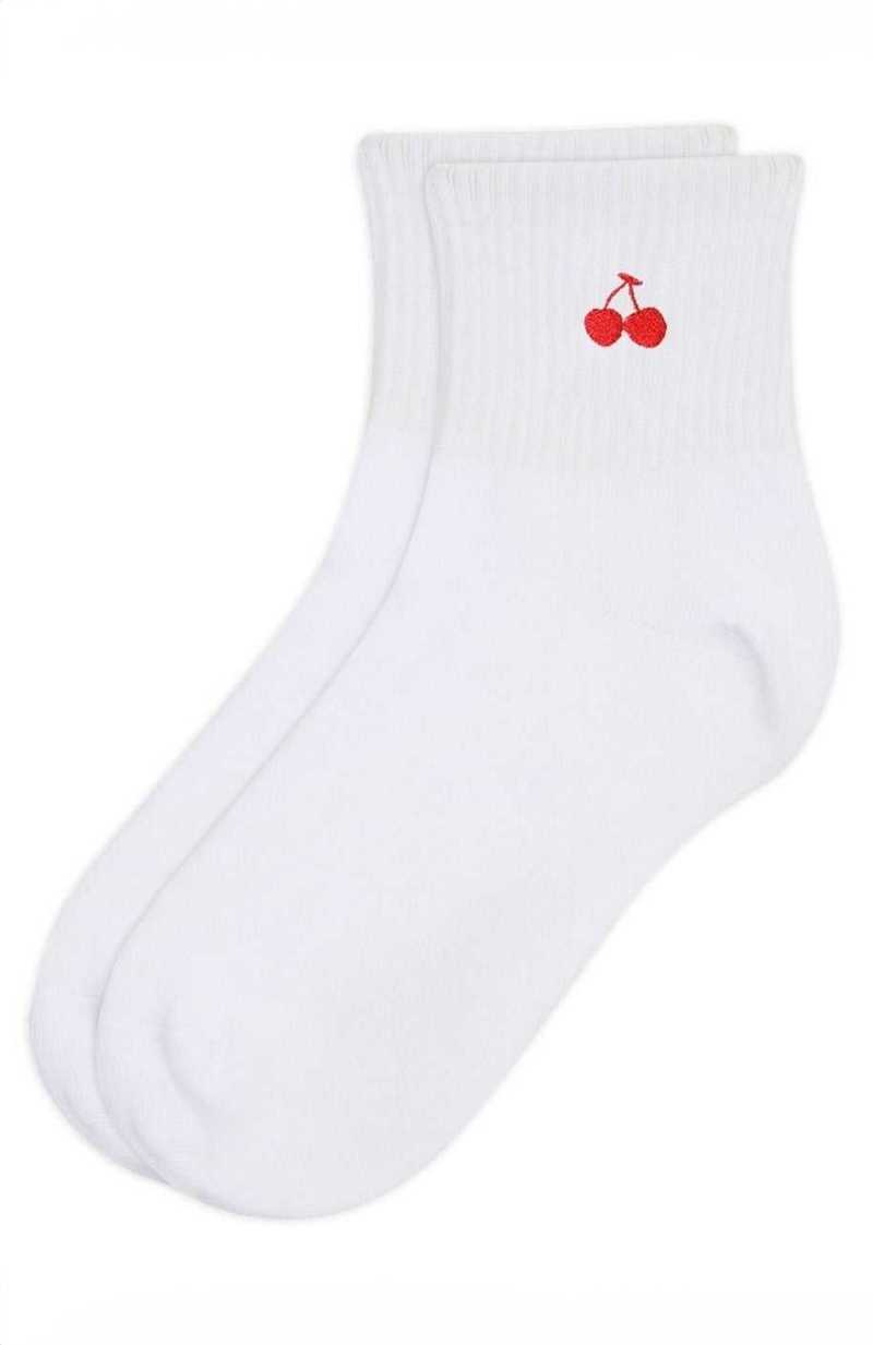 White Fox She Keeps Dancing Socks White | JRSPZF-715