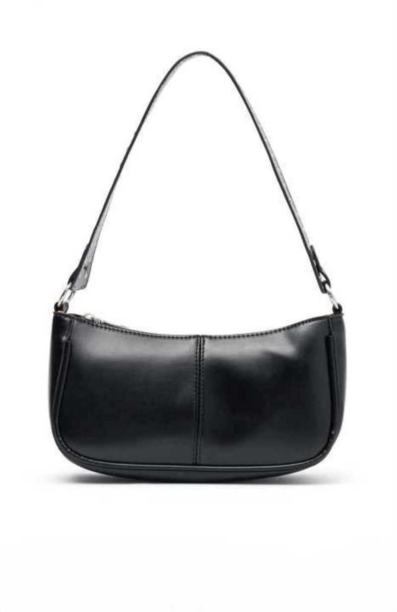 White Fox Sophia Shoulder Bag Black | YHCXLJ-978