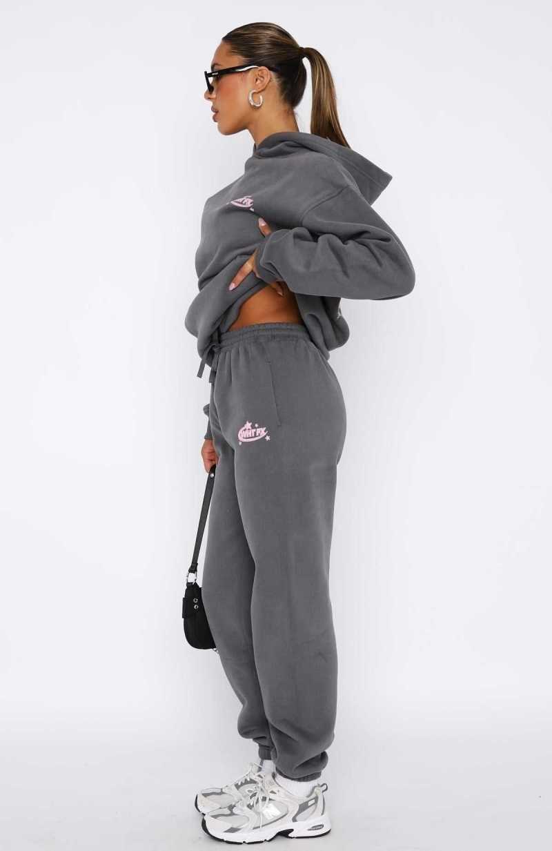 White Fox The Main Star Sweatpants Volcanic | DSFWHR-798