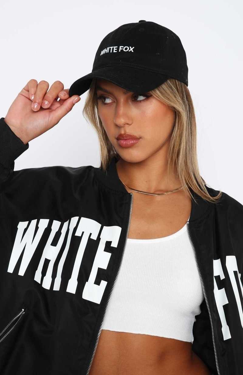 White Fox Time To Travel Cap Black | WBGYVR-496
