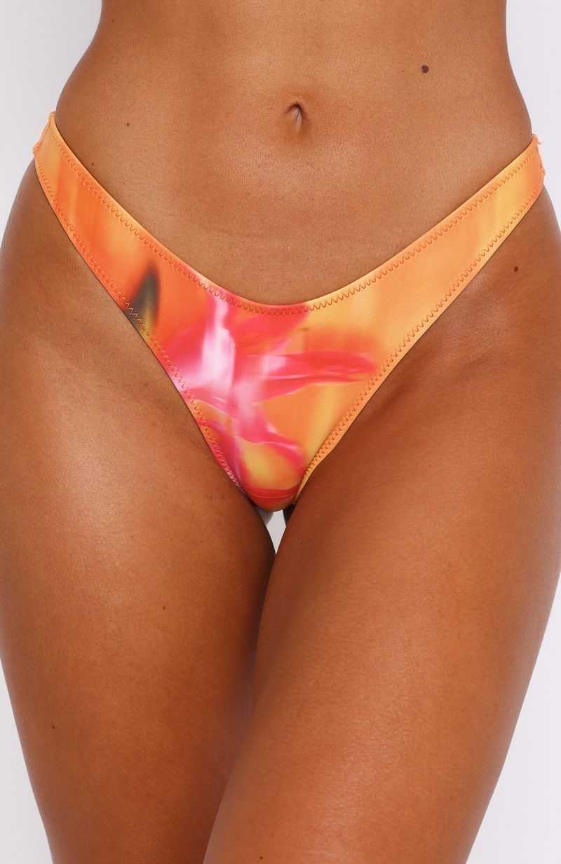 White Fox Washed Up Cheeky Bottoms Sunset Floral | LPDRBA-708
